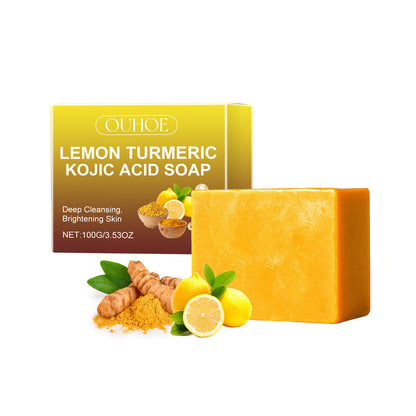 Lemon Turmeric Kojic Acid Soap Face Soap